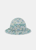 Cappello a Motivo Floreale con Fiocco Avorio KAULLA / 24E4BFR1CHA005