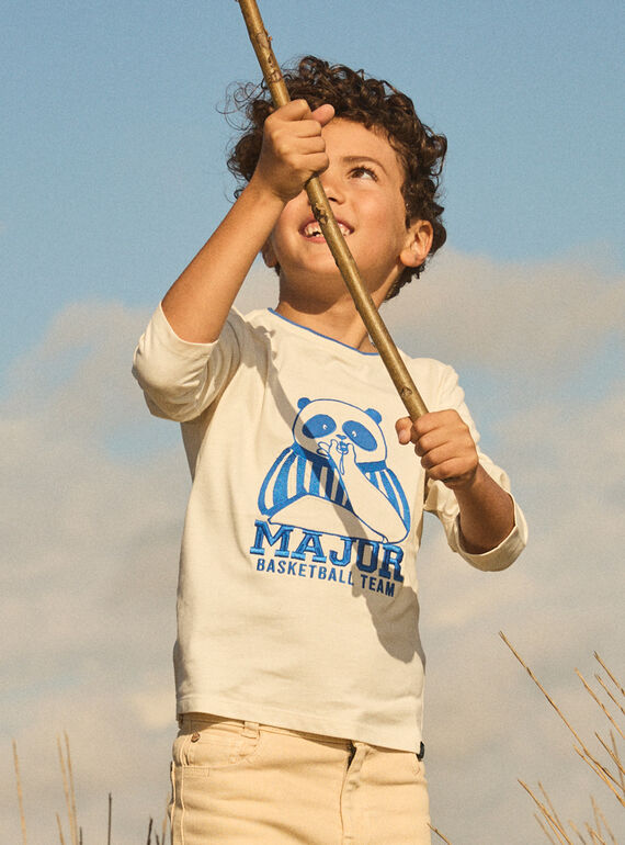 T-shirt con panda MEPANAGE / 25E3PG81TML001