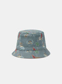 Cappello da pescatore color ruggine reversibile KROBOBAGE / 24E4PGE2CHAC200