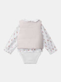 Set da giorno pantaloni + blusa body + cardigan senza maniche MONICA / 25E0CF21ENS000