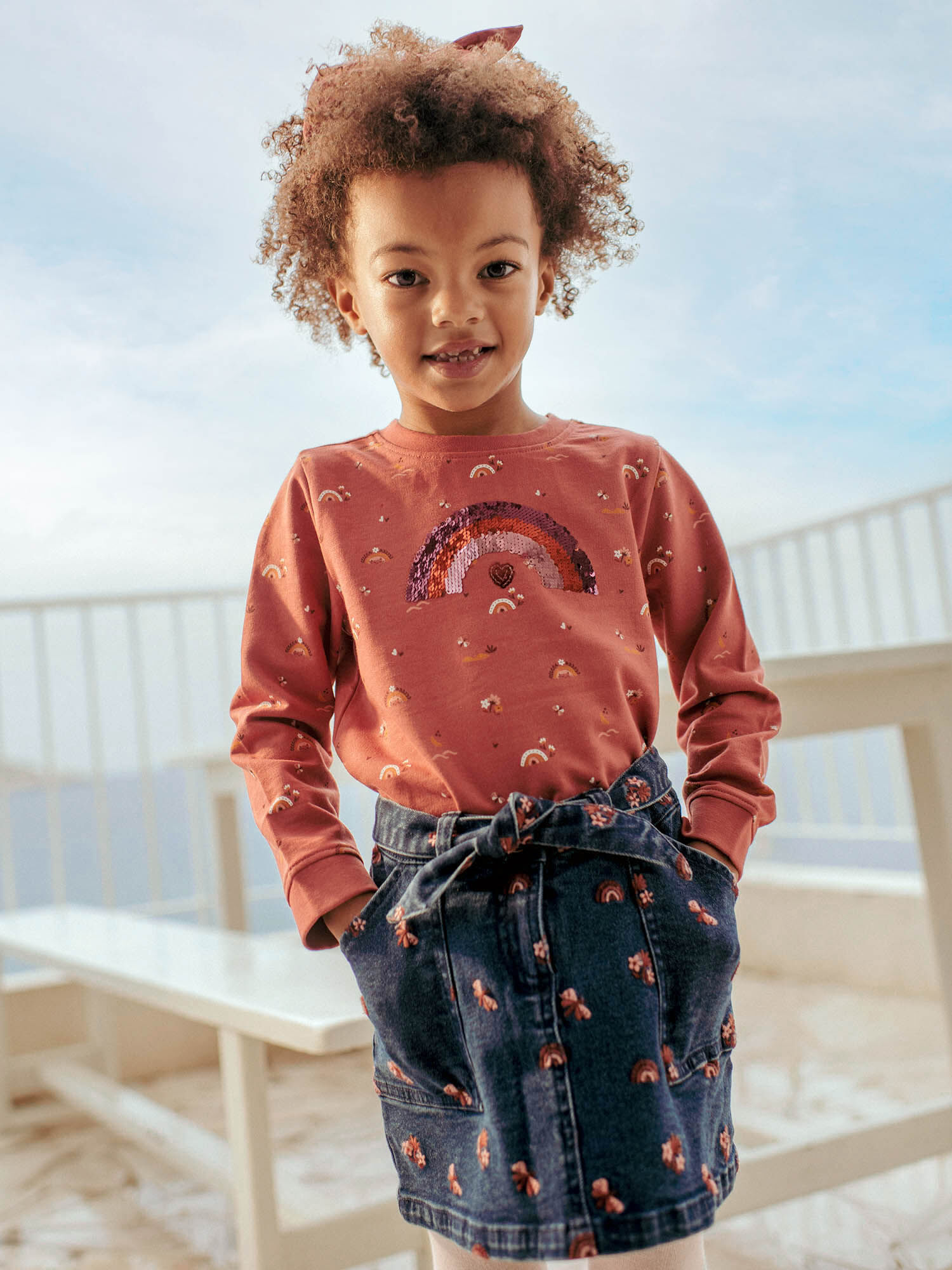 Gonna jeans bambina 2025