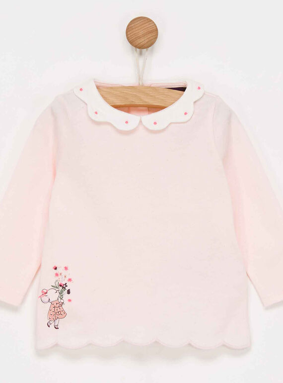 Pale rose Baby blouse PALOU / 18H1BFH1BRA301
