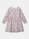 Abito floreale con colletto claudine  LADEDETTE / 24H2PFQ1ROB001