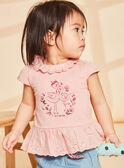 T-shirt blush con motivi fenicotteri rosa FAWILLOW / 23E1BFQ1TEED300