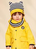 Scaldacollo navy  in maglia con stampa a righe FILARGO / 23E4BG51SNO070