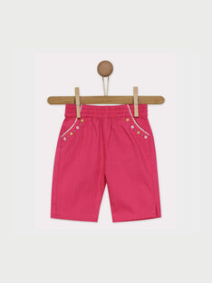 Pantaloni capri rosa RATIPHENE / 19E1BFP1PCO309