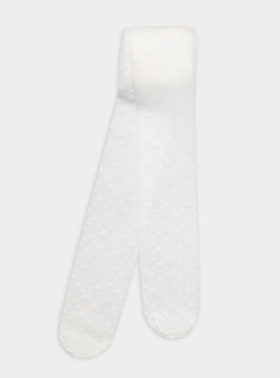 Collant sottile bianco RUGALETTE / 19E4PFF2COF001