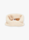 Scaldacollo beige in maglia FRASNOETTE / 23E4PF51SNO808