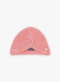 Berretto in maglia rosa antico FIMAURINE / 23E4BF51BON817