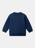 Cardigan double face blu ed écru LADRISTO / 24H1BGJ1GILC230