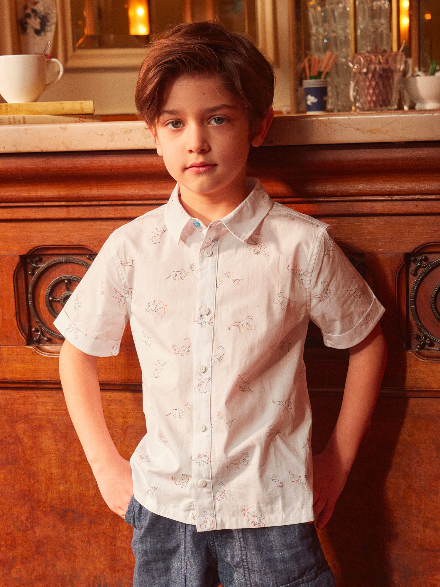 Camicia dinosauri sales