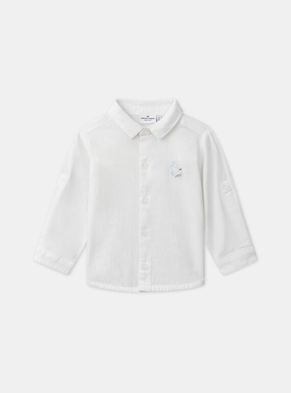 Camicia con ricamo di uccellino MAEDMOND / 25E1BGL2CHM632