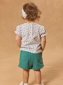 Set di t-shirt, pantaloncini shorts e fascia per capelli con stampa floreale MAPAULA / 25E1BFO1ENS001