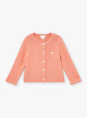 Cardigan rosa cipria in maglia LOANA / 24H0CF11CARD327