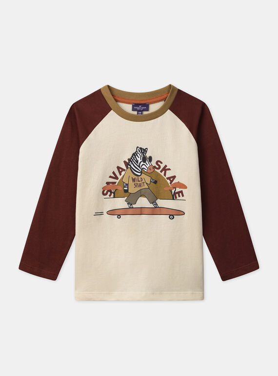 T-shirt con zebra MACHAGE / 25E3PG71TML114