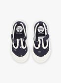 Sneakers aperte navy con stampa fantasia FIBASKET / 23N10BG31D16070