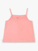 Canottiera rosa con ricamo a fiori ZUDOUETTE / 21E2PFT1DEBD313