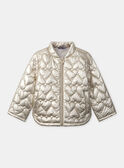Gold JACKET group size NIDOUNETTE / 25H2PFS1VTG954