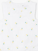 Pagliaccetto bianco neonata ZANELLY / 21E1BFO1BAR000