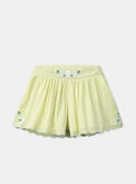 Short Giallo con Ricami Giallo pallido KLISHETTE / 24E2PFR1SHO103