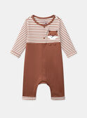 Tutina pigiama a costine con volpe LEALEXIS / 24H5BG37GREE406