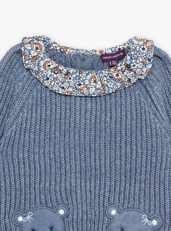 Maglia blu-grigio DAROMY / 22H1BFY1PULC206