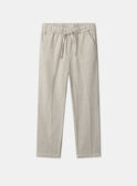 Pantaloni da completo beige MREXAGE / 25E3PGL1PANA016