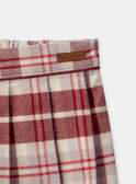 Pantaloncini a quadri LALISETTE / 24H2PFR1SHO001