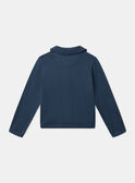 Cardigan in maglia jersey blu LECARDETTE / 24H2PFJ1CARC233