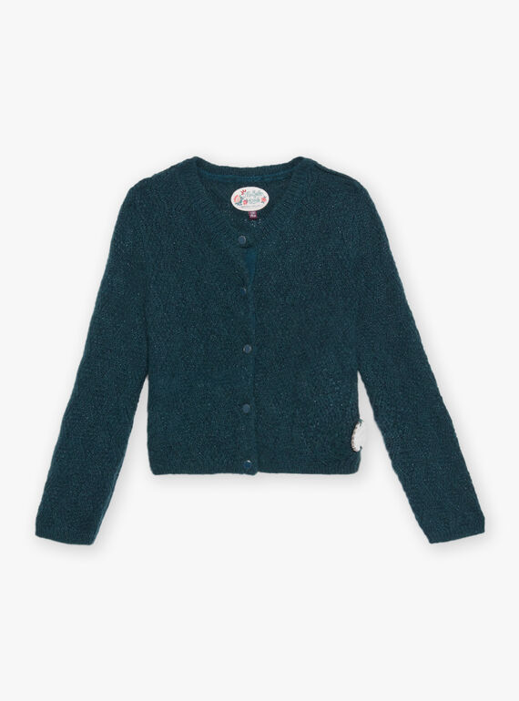 Cardigan in maglia fantasia DUICAETTE / 22H2PFZ1CARG633