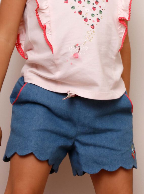 Shorts denim con cintura ZONORETTE / 21E2PFJ1SHOP269
