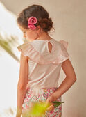 T-shirt ricamata rosa KLETETTE / 24E2PFO2TMCD319