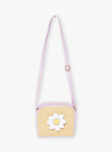 Borsa a tracolla lilla bimateriale LABAGETTE / 24H4PFI1BES009