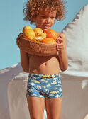 Costume parigamba inchiostro con stampa squali FRYBOXAGE / 23E4PGM6MAIC214