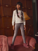 Leggings in velluto a coste con paillettes LADEGETTE / 24H2PFQ1LG940