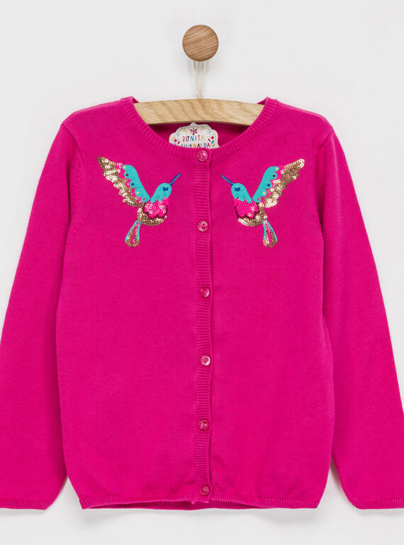 Fushia Cardigan NHIPETTE / 18E2PFI1CAR304