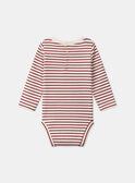Body a maniche lunghe a righe LASILVAIN / 24H1BGR1BODA001
