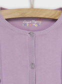 Cardigan malva ROLIJAETTE / 19E2PFD1CAR328