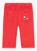 Pantaloni in tubique rossi FAKIAN / 23E1BGC2PAN410