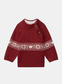 Maglia jacquard con animali e fiocchi di neve LASIXON / 24H1BGR1PUL501