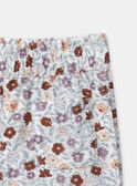 Pantaloni svasati con stampa floreale MABILLIE / 25E1BF71PAN001