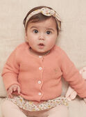 Cardigan rosa cipria in maglia LOANA / 24H0CF11CARD327