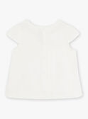 Blusa ecrù in jersey neonata CAURALIE / 22E1BFP1TMC001