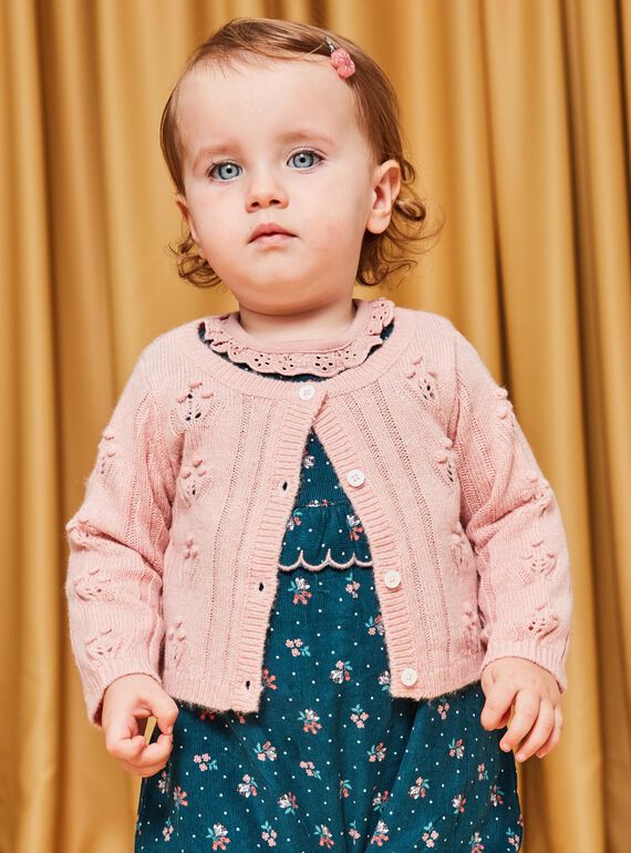 Cardigan a maniche lunghe con maglia traforata DATAMY / 22H1BFZ1CAR301
