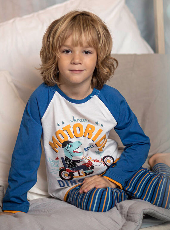 Completo pigiama motivo dinosauro con moto bambino CAMOTAGE / 22E5PG41PYJ001