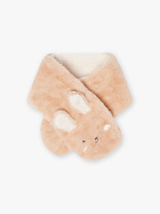 Sciarpa in finta pelliccia motivo coniglio neonato BIROBERT / 21H4BGE1ECHI819