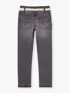 Jeans inserto nero ed elastico in vita bambino BASOTAGE / 21H3PG21JEA090