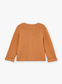 Cardigan nocciola in maglia LONARD / 24H0CM11CAR821