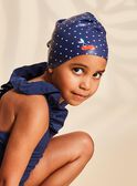 Cuffia da piscina navy a pois bianchi FRYBONETTE / 23E4PFL1D4Y070