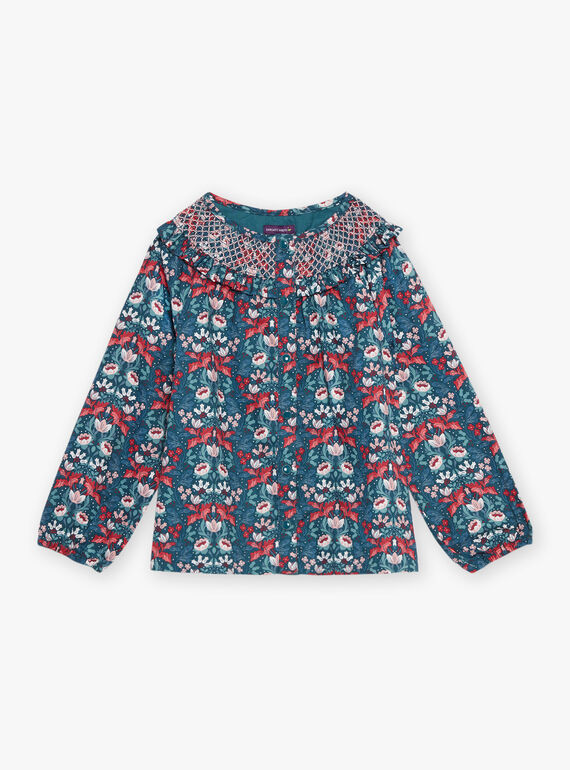 Blusa verde a fiori DUIBLETTE / 22H2PFZ1CHEG633